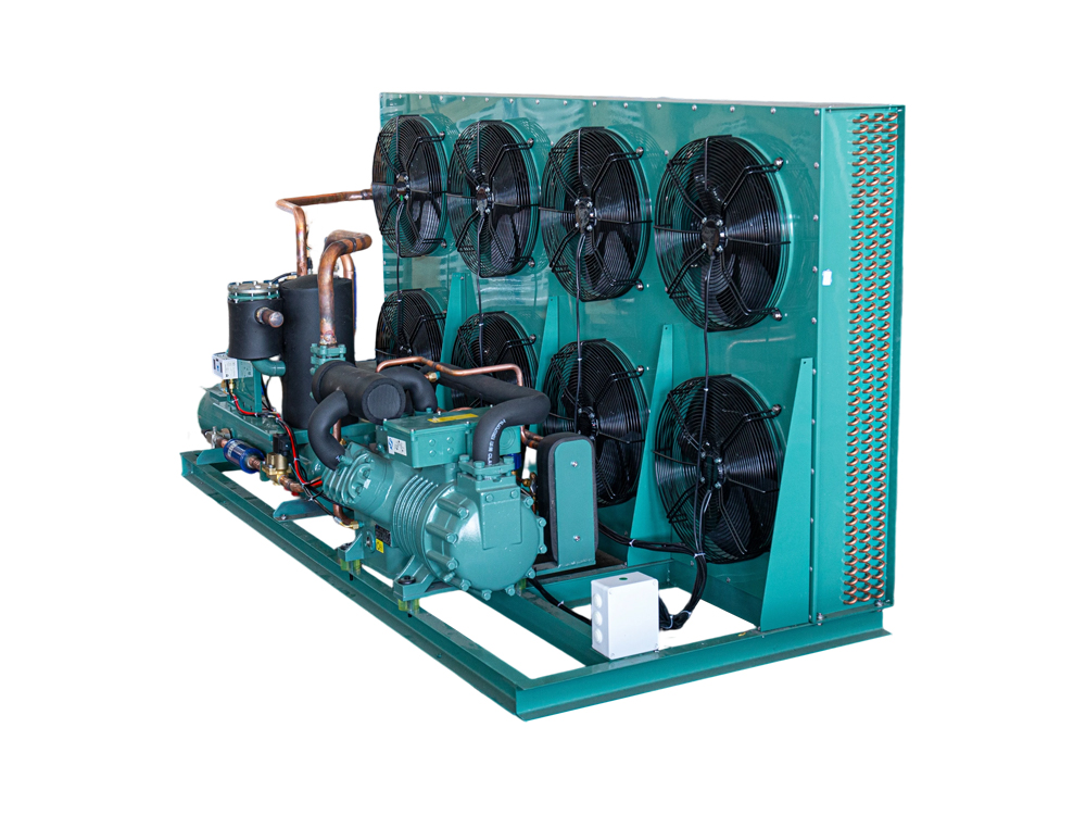 Unità condensante a pacco aperto con compressore bistadio da 25 HP